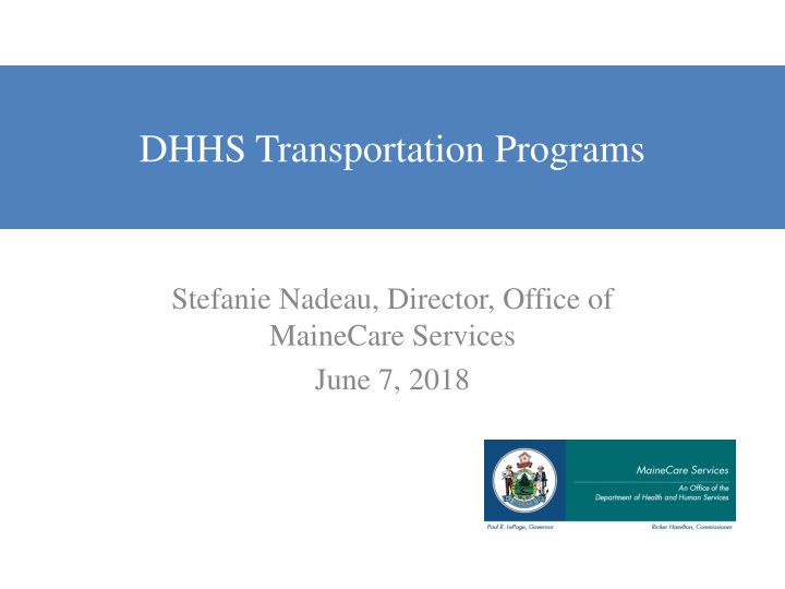 dhhs transportation programs