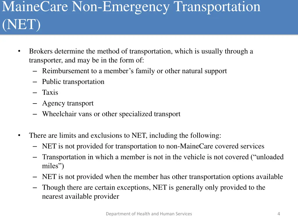 mainecare non emergency transportation net 1