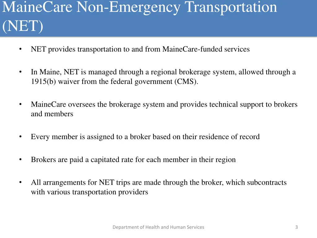 mainecare non emergency transportation net