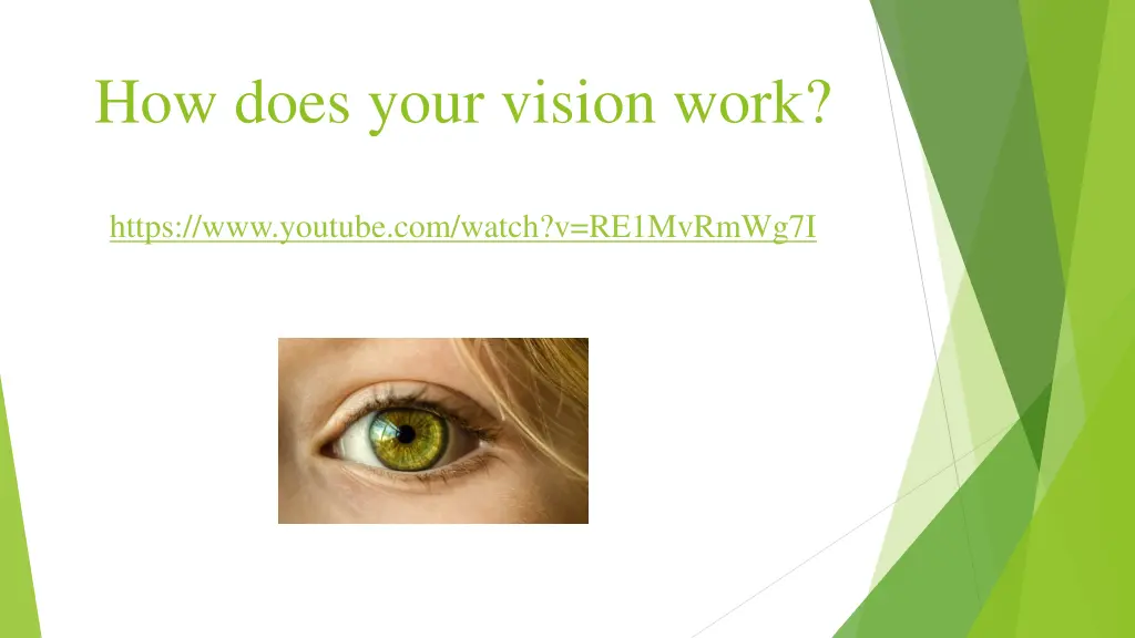 how does your vision work