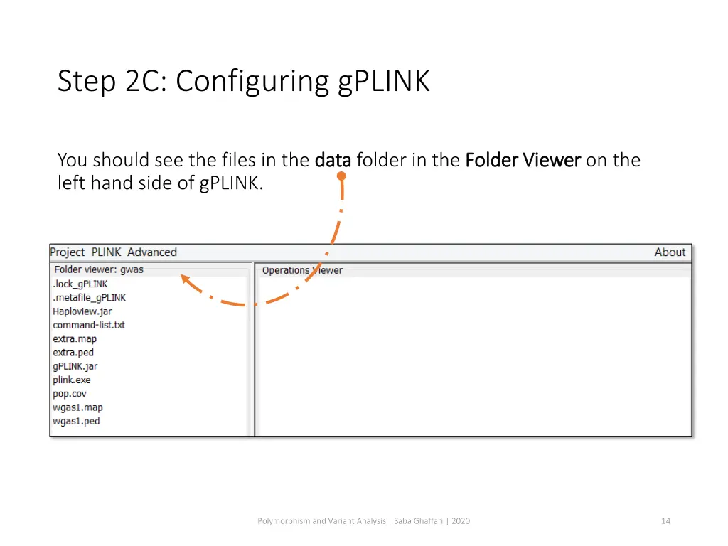 step 2c configuring gplink