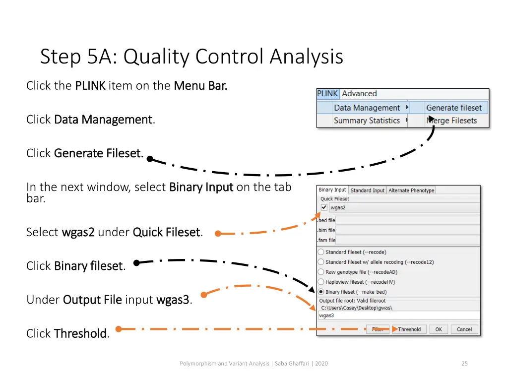 step 5a quality control analysis