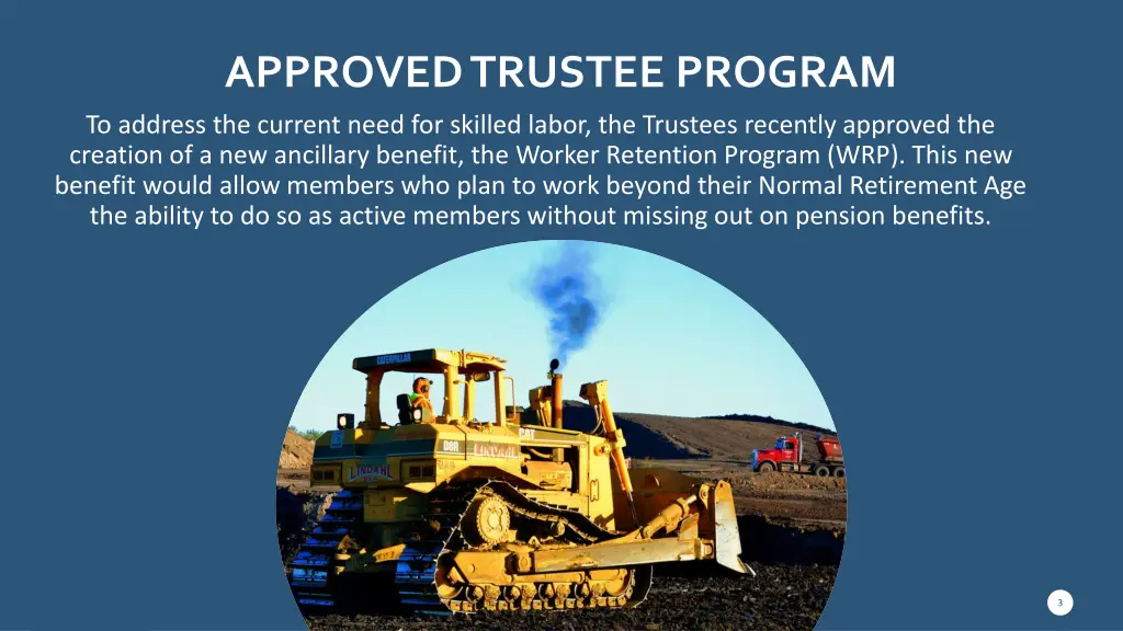 approved trustee program to address the current