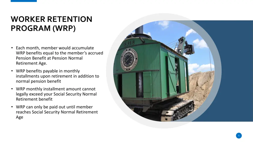 worker retention program wrp