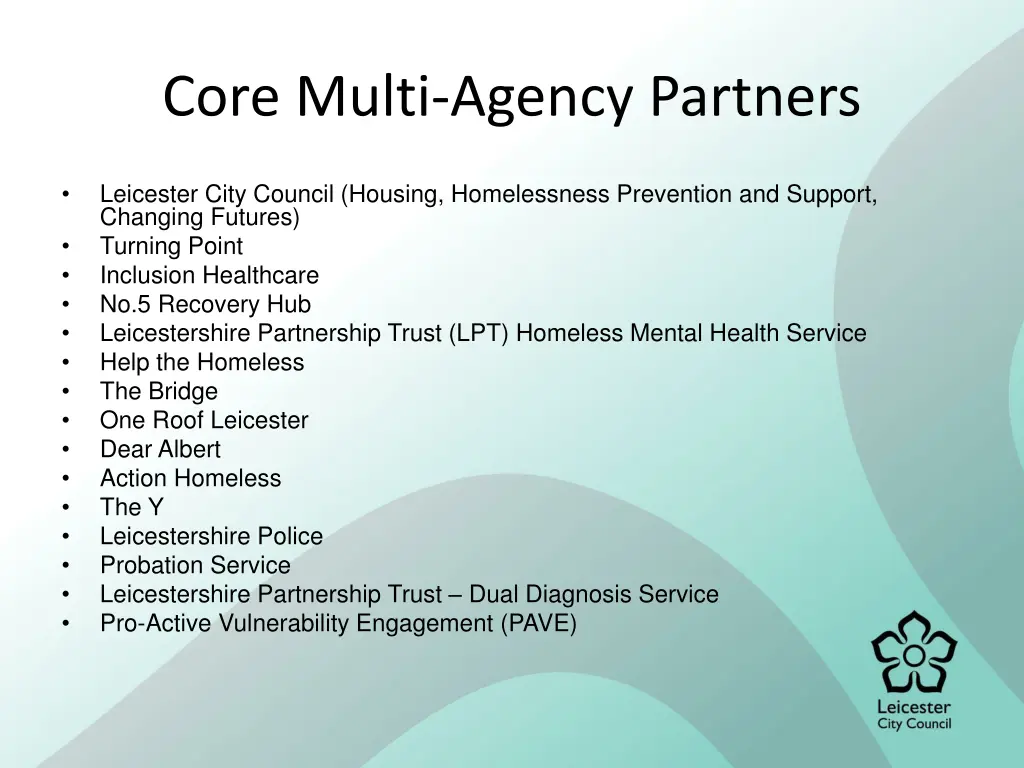 core multi agency partners