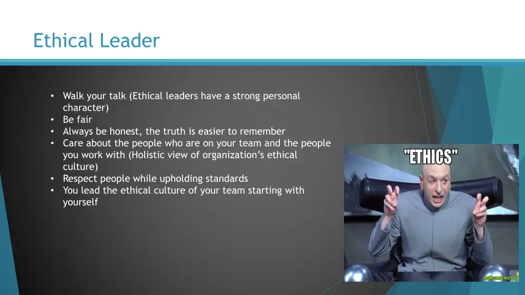 ethical leader