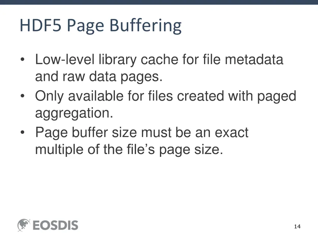 hdf5 page buffering