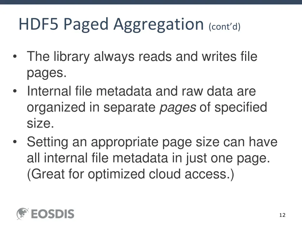 hdf5 paged aggregation cont d