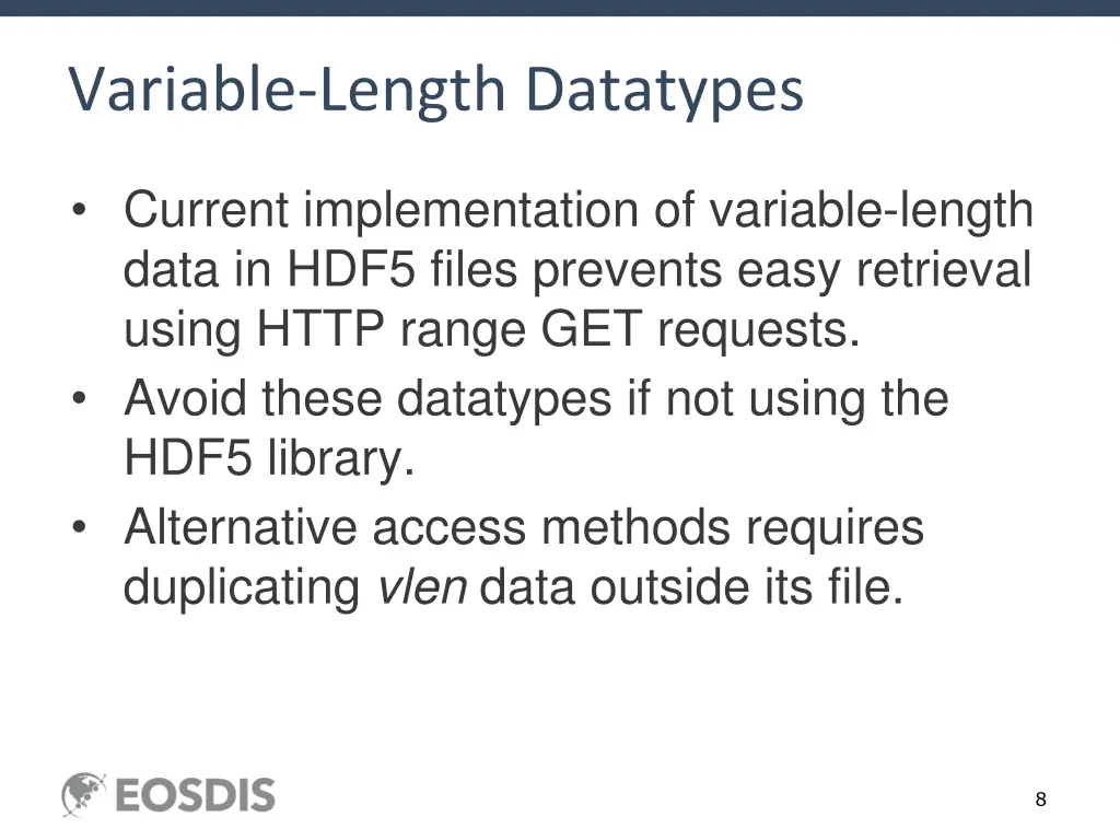 variable length datatypes