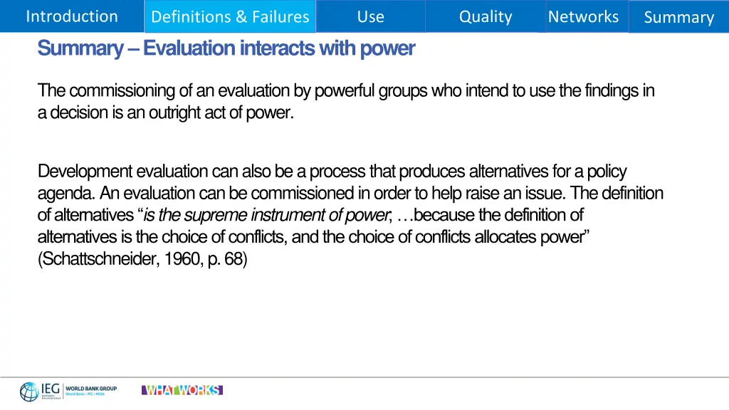 introduction summary evaluation interacts with