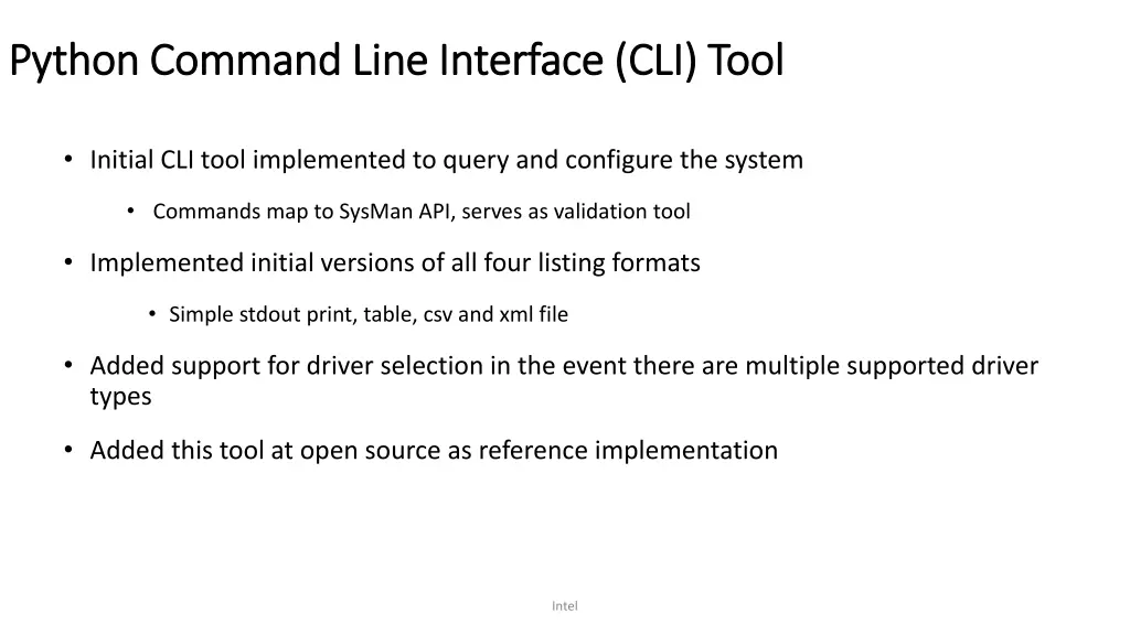 python command line interface cli tool python