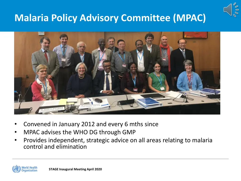 malaria policy advisory committee mpac