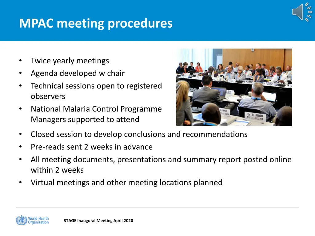 mpac meeting procedures