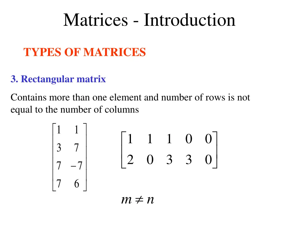 matrices introduction 5