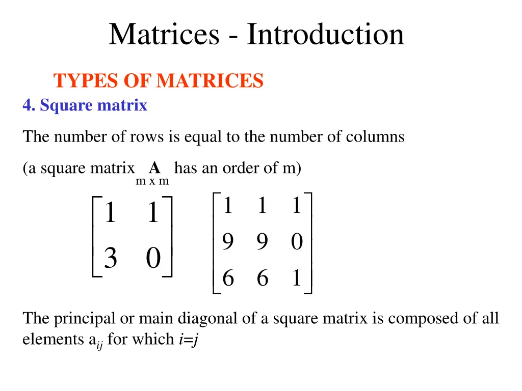 matrices introduction 6