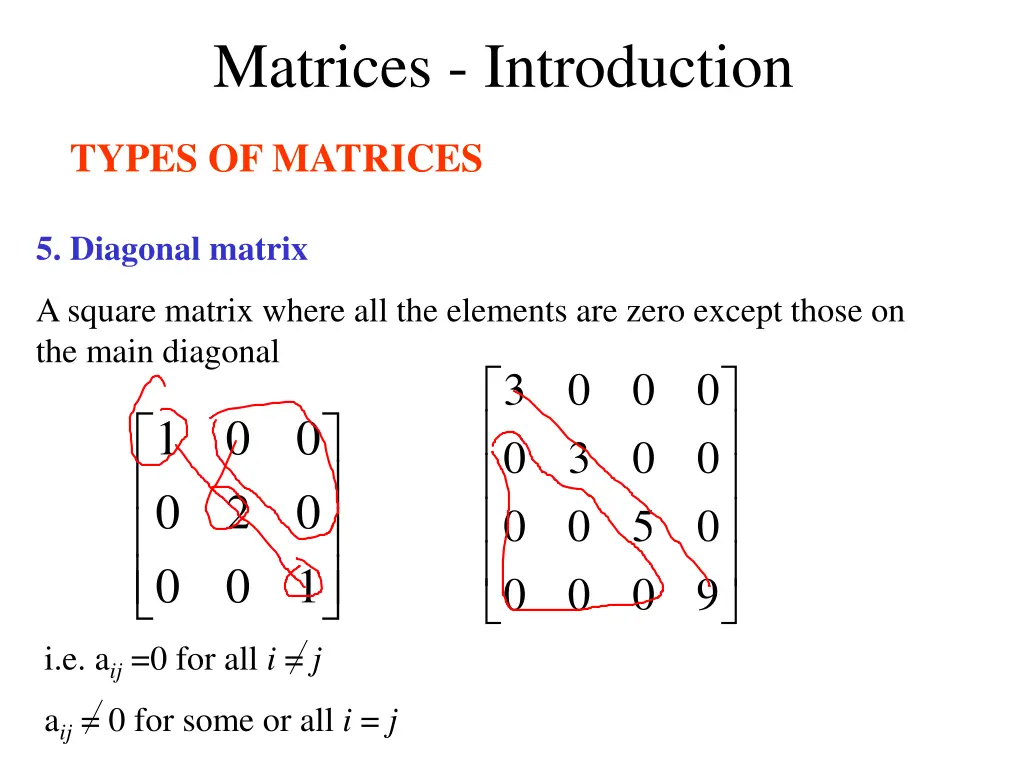 matrices introduction 7