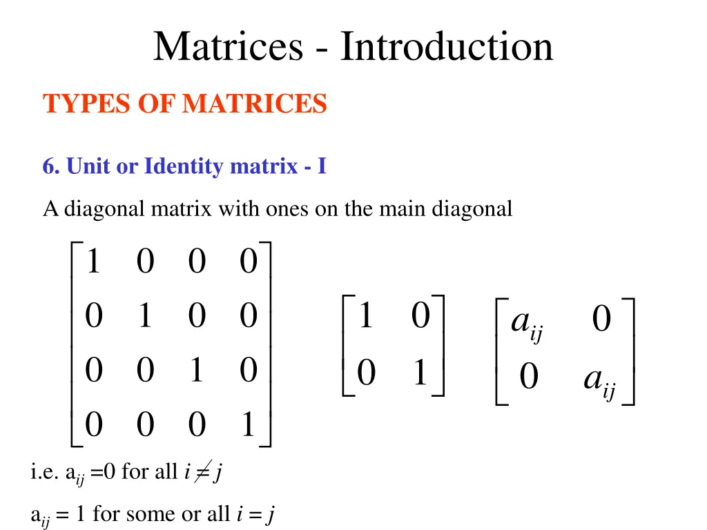 matrices introduction 8