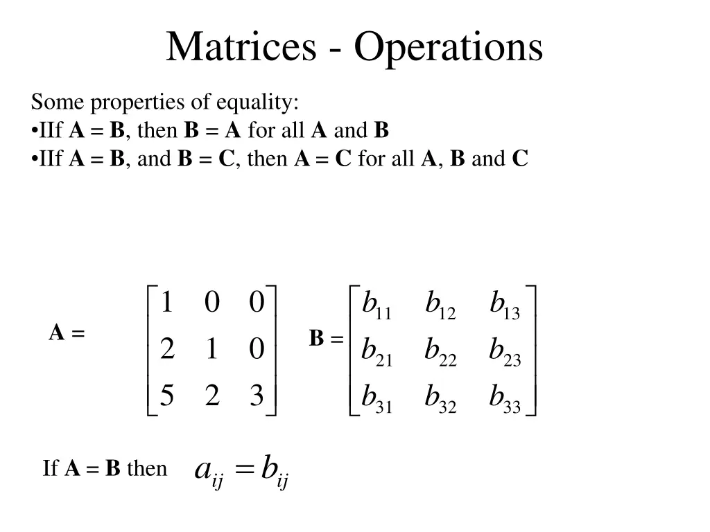 matrices operations 1