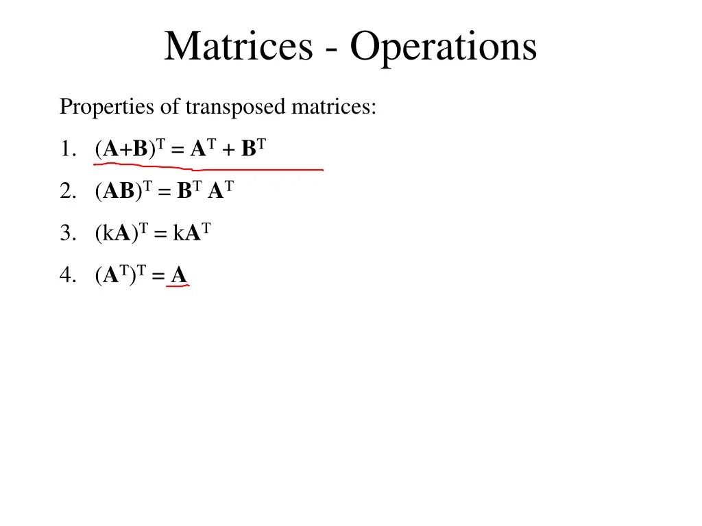 matrices operations 14