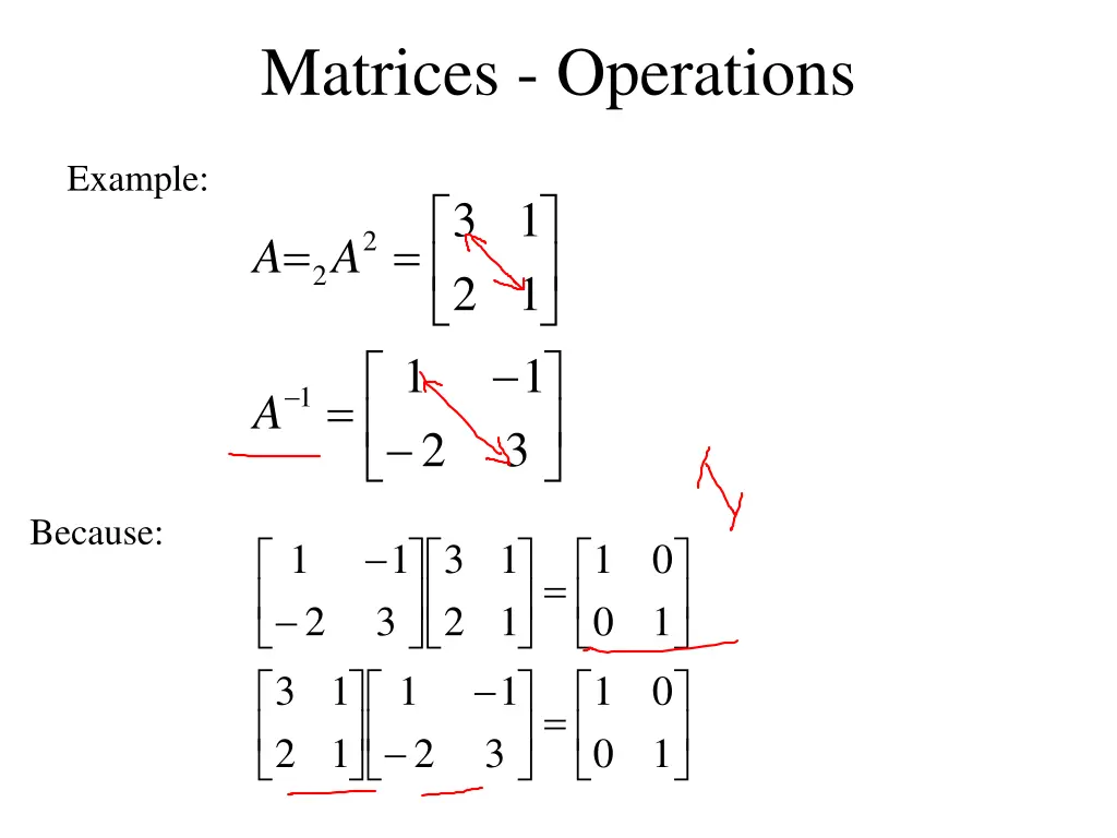 matrices operations 18