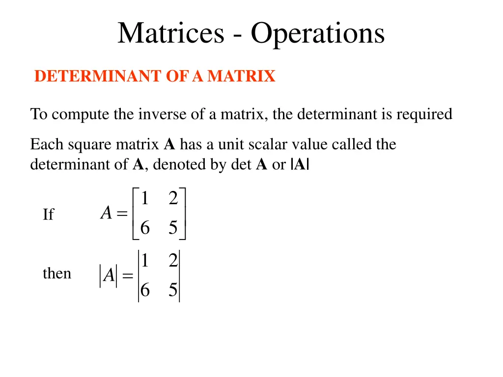 matrices operations 20