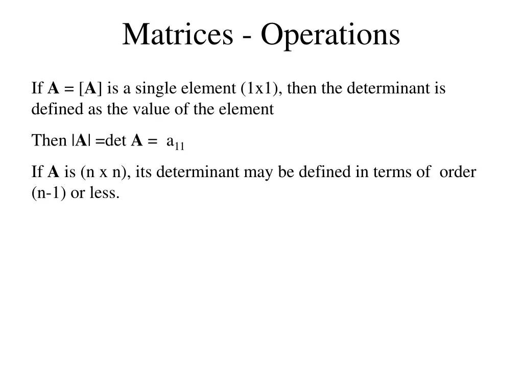 matrices operations 21