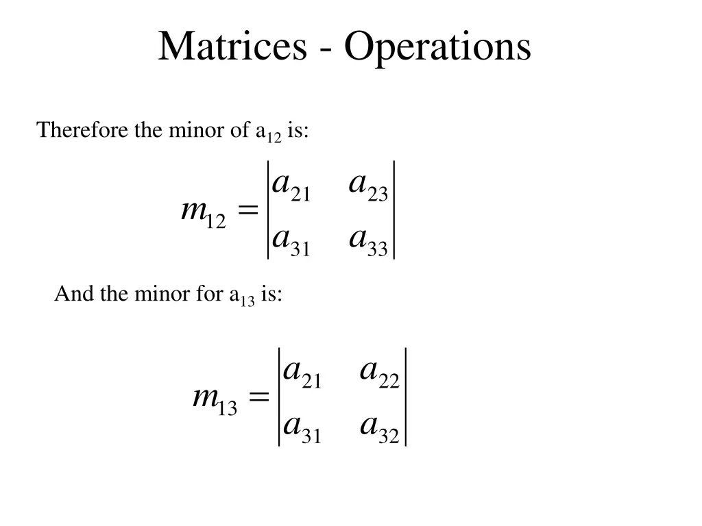 matrices operations 24