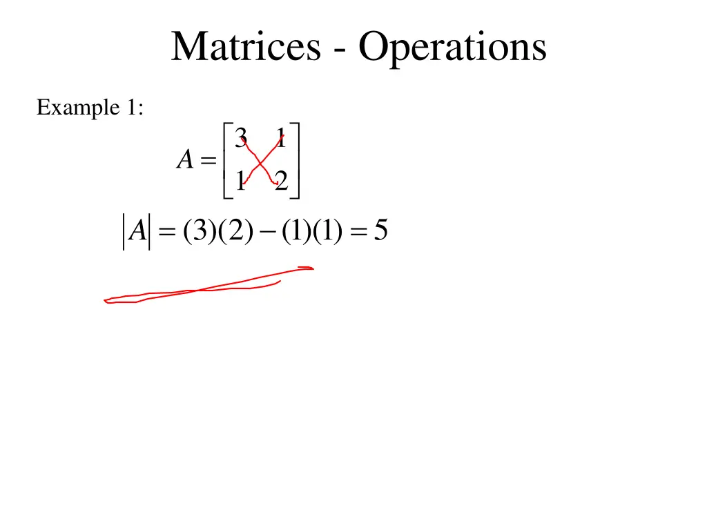 matrices operations 27