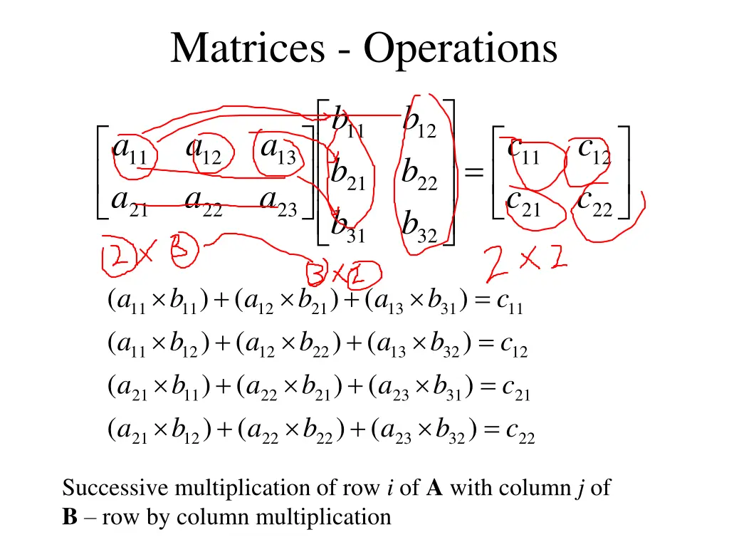 matrices operations 8