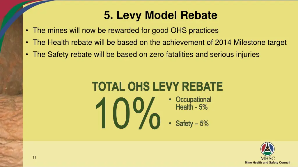 5 levy model rebate