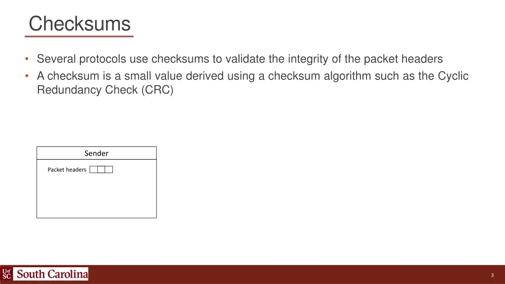 checksums