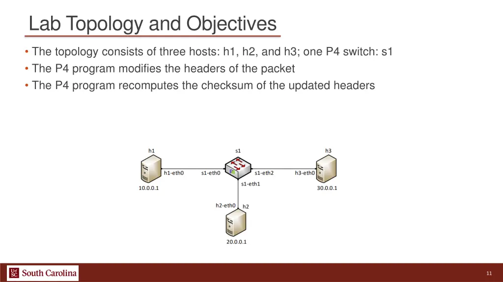 lab topology and objectives