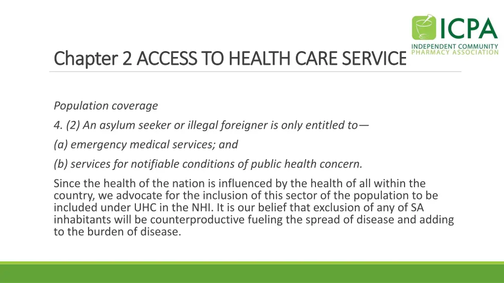 chapter 2 chapter 2 access to health care