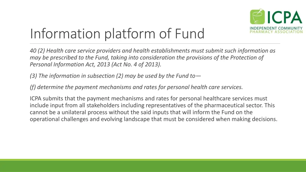 information platform of fund