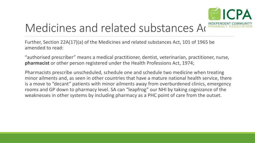 medicines and related substances act 1