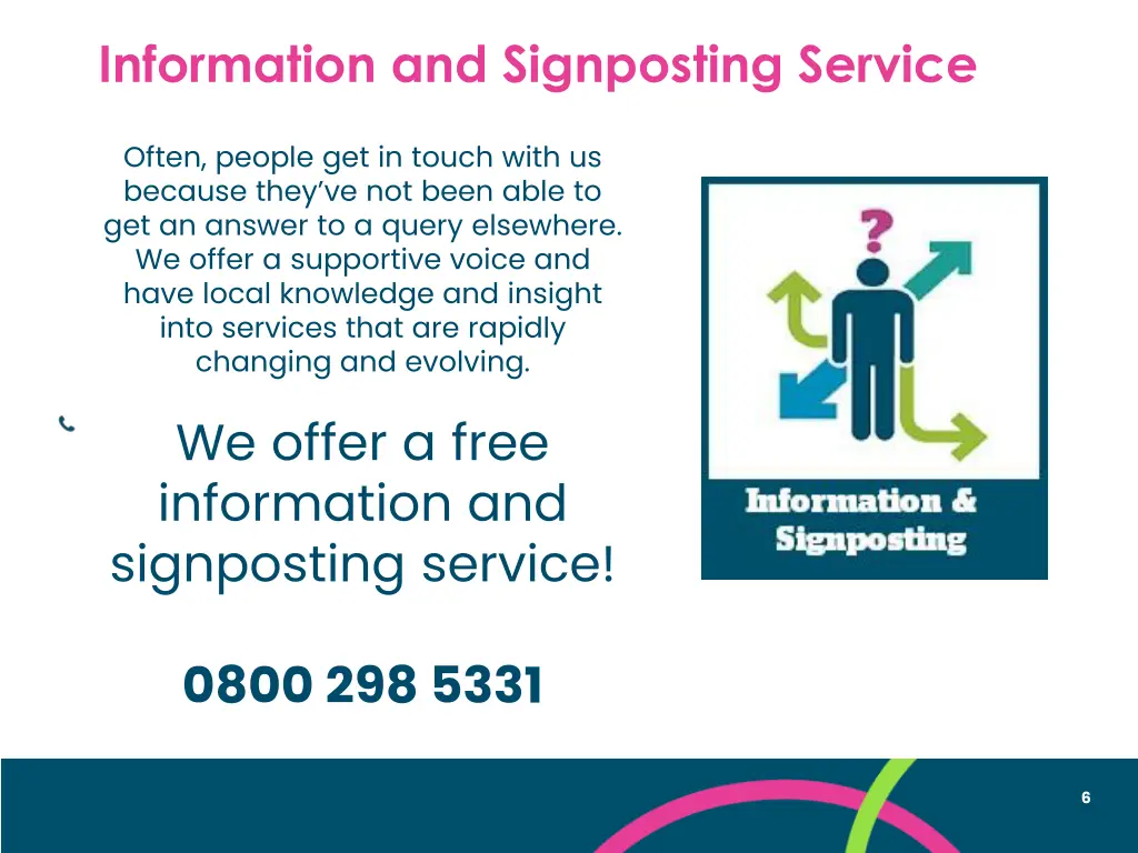 information and signposting service