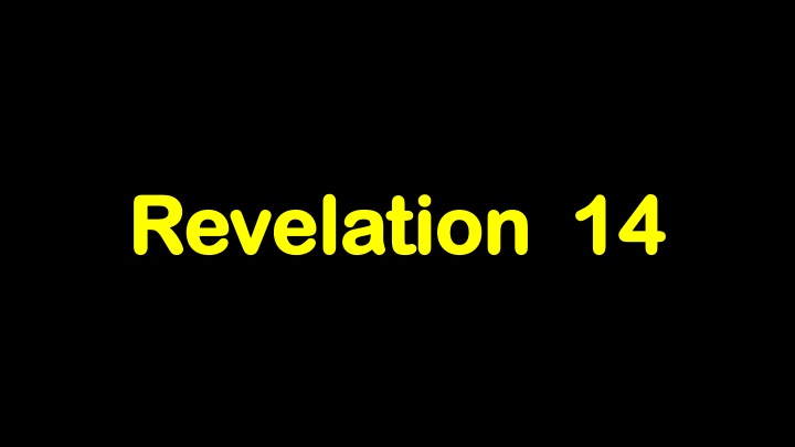 revelation 14 revelation 14