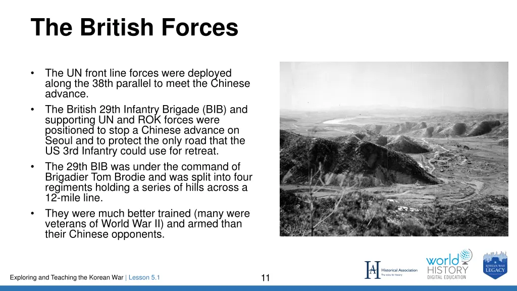 the british forces