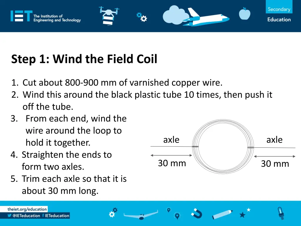 step 1 wind the field coil