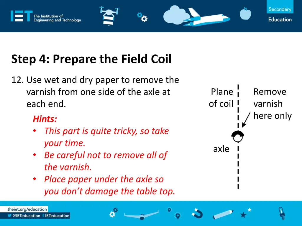 step 4 prepare the field coil