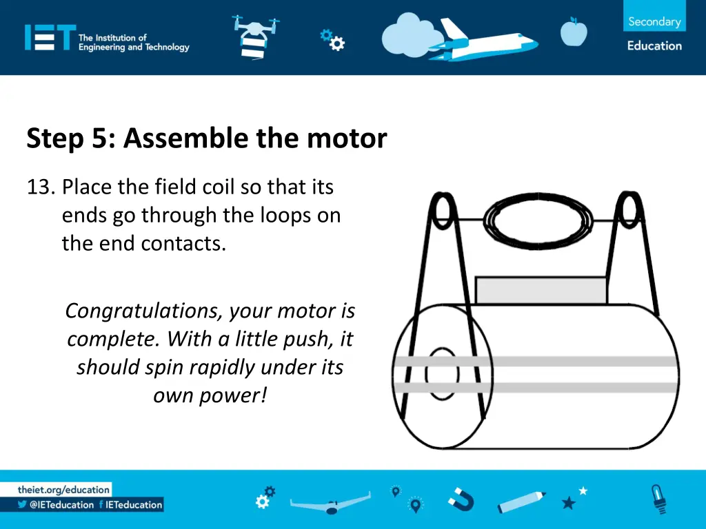 step 5 assemble the motor