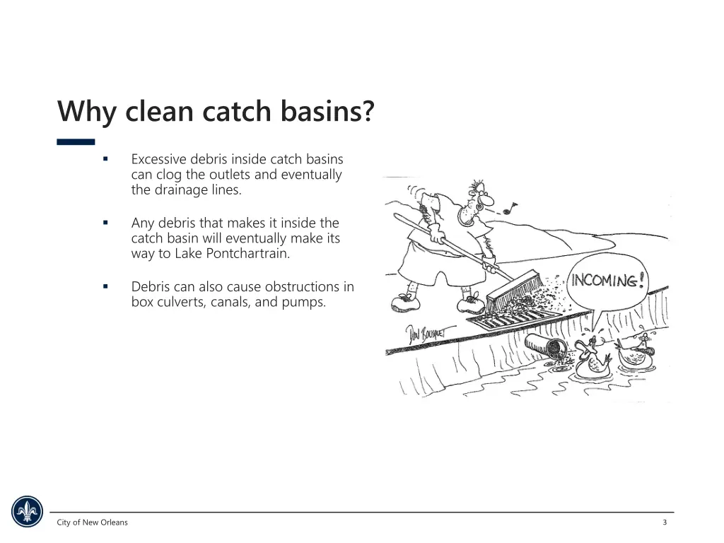 why clean catch basins