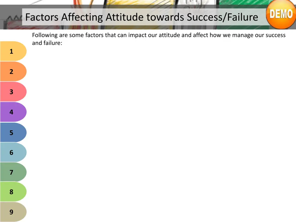 factors affecting attitude towards success failure