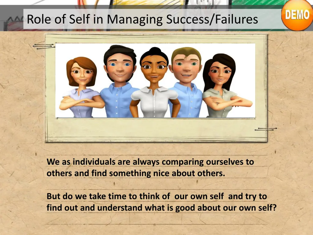 role of self in managing success failures