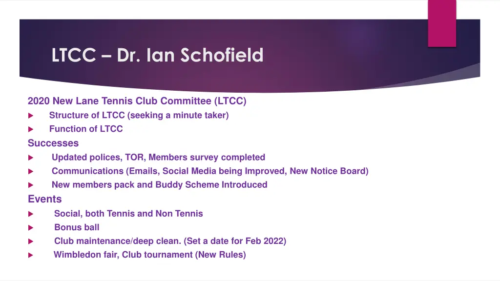 ltcc dr ian schofield