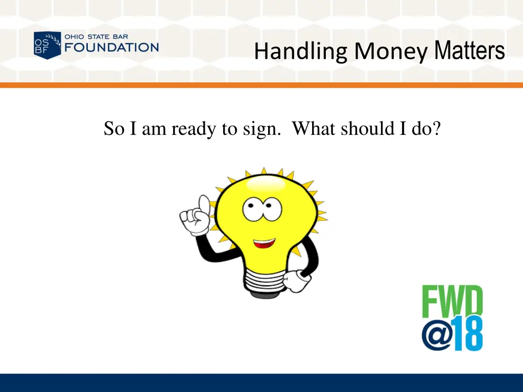 handling money matters 24