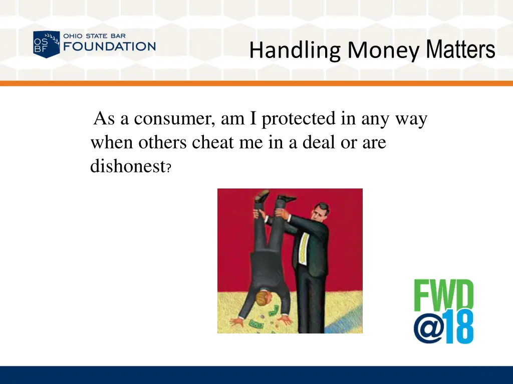 handling money matters 28