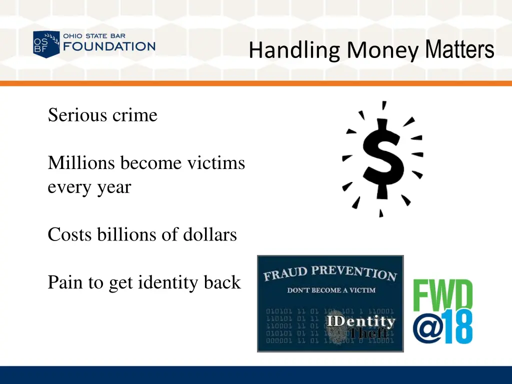 handling money matters 35