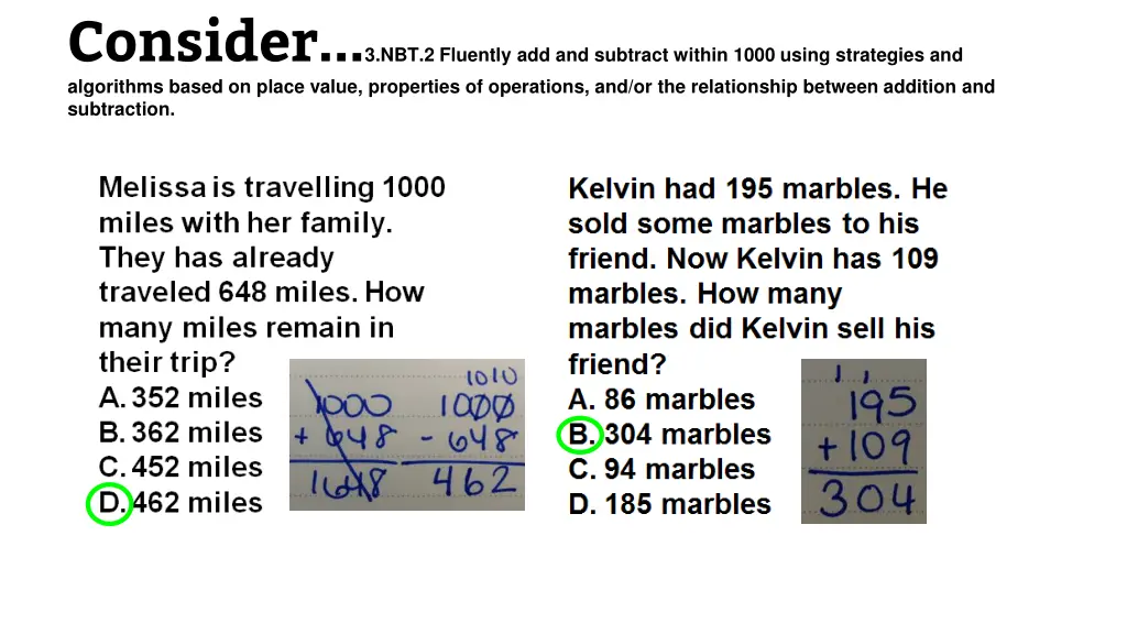 consider 3 nbt 2 fluently add and subtract within 1