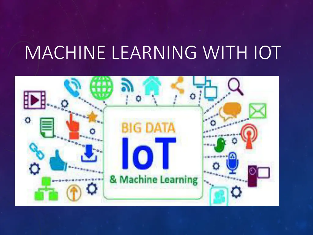 machine learning with iot